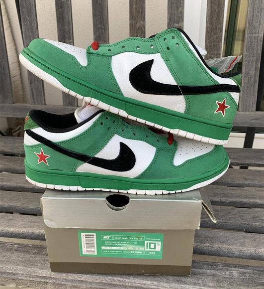 Men's Dunk Low Green Shoes 0489
